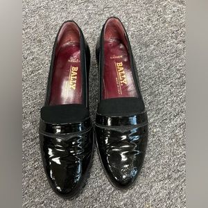 Bally Patent Tuxedo Loafers